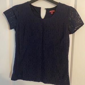 Merona blue short sleeve top